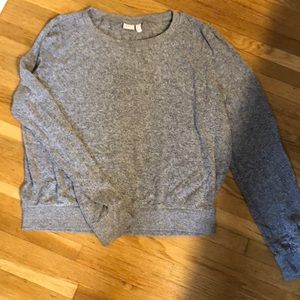 Make and model light sweatshirt